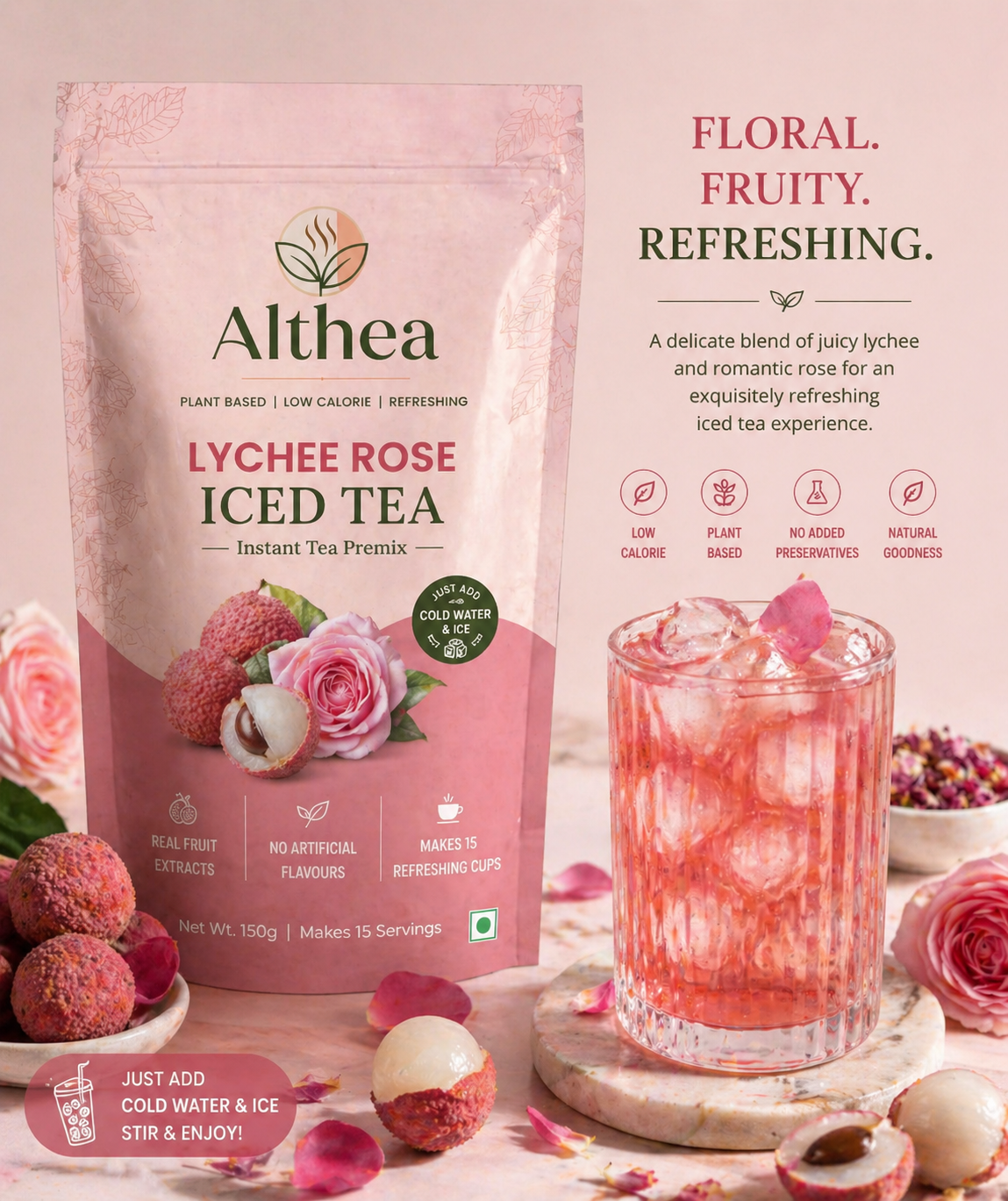 Lychee Rose Iced Tea